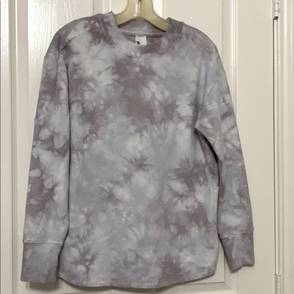 All in Motion Grey Tye Dye Pullover - Picture 3 of 6
